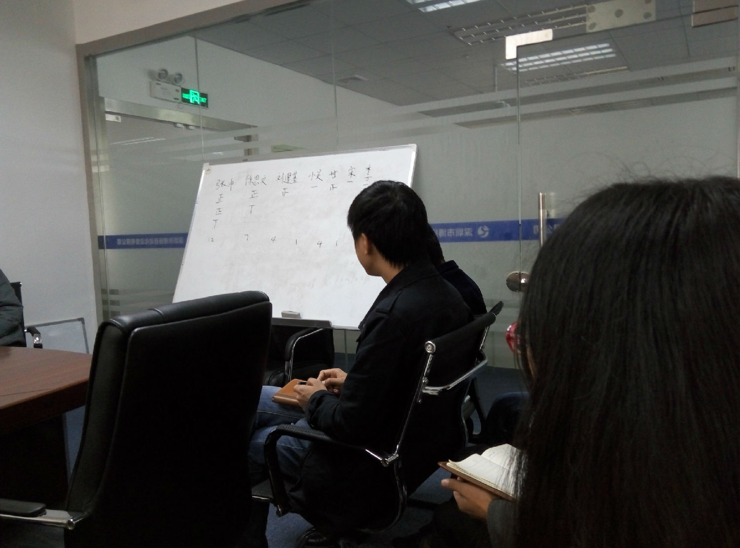 優秀員工投票現場